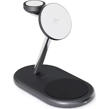 Chytré hodinky Nabíječka EPICO UltraBase EX60 Qi2 3in1 Mag+ Charging Stand - černá