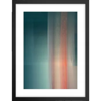 Obraz Obraz plakát v černém rámu do obýváku 30x40 voda foto plakáty na zeď