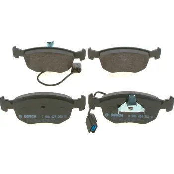Brzdová destička Sada brzdových destiček, kotoučová brzda BOSCH 0 986 424 352