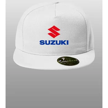 Kšiltovka Snapback kšiltovka Suzuki Barva: Bíla
