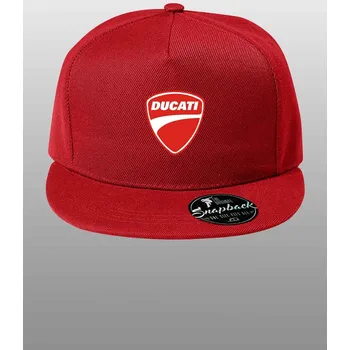 Kšiltovka Ducati kšiltovka snapback Barva: Červená