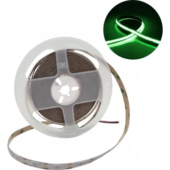 LED páska LED pásek COB 480 LED/m 24V, zelený, 5 m
