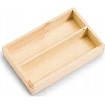 Úložný box ORGANIZÉR NA DROBNOSTI VLOŽKA DO KRABIČKY DŘEVĚNÁ přepážka 26x17