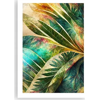 Obraz Plakát bez rámu do obývacího pokoje ložnice 50x70 květiny moderní módní obraz