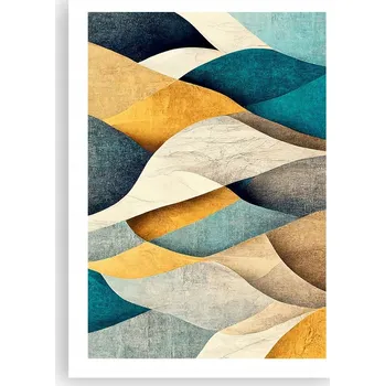 Obraz Plakát bez rámu do obýváku ložnice 50x70 abstrakce moderní módní obraz