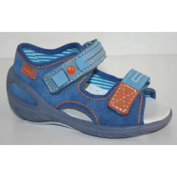 Chlapecké sandály Befado dětské sandály textilní modré velikost 25