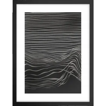 Obraz Obraz plakát v černém rámu do obýváku 30x40 abstrakce plakáty na zeď