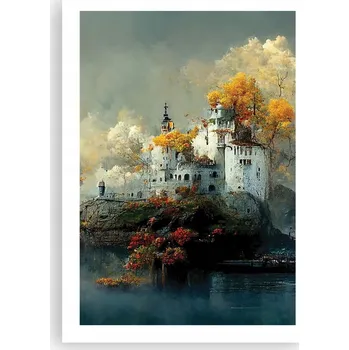 Obraz Plakát bez rámu do obýváku, ložnice 50x70 ostrov moderní módní obraz