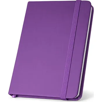 Zápisník HEMINGWAY. Poznámkový blok A5 z PU s hladkými listy - Fialová