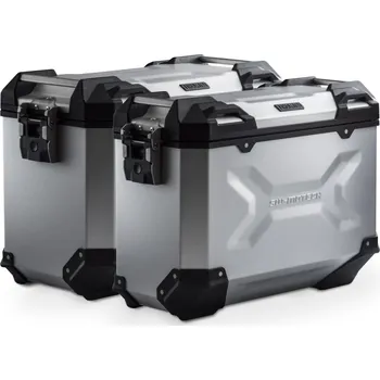 Zavazadlo na motocykl sada bočních kufrů Adventure,stříbrné pro SUZUKI V-Strom 1050 DE