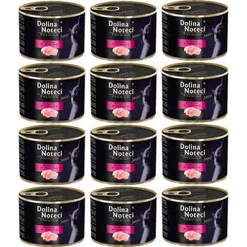 Krmivo pro kočku DOLINA NOTECI Premium Junior Rich in Turkey - vlhké krmivo pro kočky - 12x185g