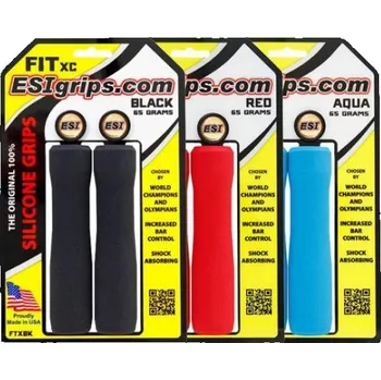 Komponent pro jízdní kolo gripy ESI FIT XC Ergo 65g oranžové