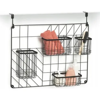 Úložný box KUCHYŇSKÝ ORGANIZÉR NA DVÍŘKA SKŘÍŇKY RETRO ZELLER praktický a funkční