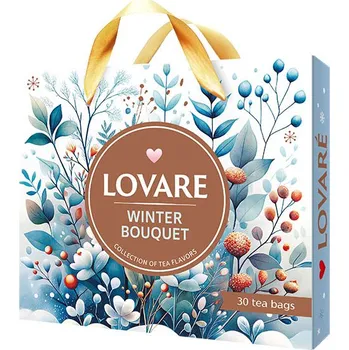 Plážová podložka Kolekce čajů Lovaré Winter Bouquet (30 sáčků)