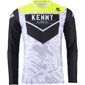 cyklistický dres KENNY dres PERFORMANCE 24 stone white - 3XL
