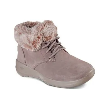 Dámská zimní obuv Kotníková obuv Skechers On-The-Go Joy Plush Dreams 144042/DKTP Růžová 35