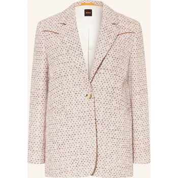 Dámské sako Boss Dámský Blejzr Jasola, bílá / černošedá / červená, 36