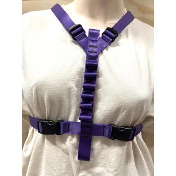 Horolezectví worksafety.cz WOSA hrudní úvazek pro SRT fialová