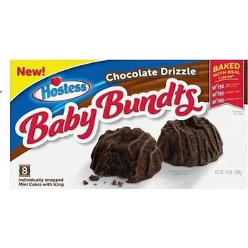 Cukrovinka Hostess Baby Bundts Chocolate 284g