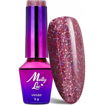 Lak na nehty Hybridní lak MollyLac 70’s Glam 5 ml Č. 572