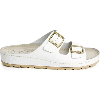 Dámské pantofle Batz Dámské kožené pantofle ZENNA bílá Velikost: 40