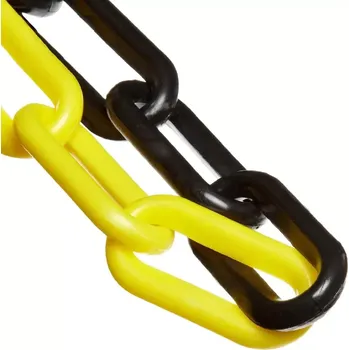 Řetěz Řetěz plastový černo-žlutý 6 mm 30 m