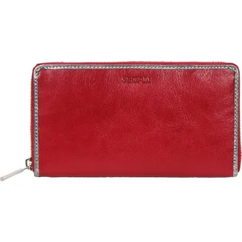 Peněženka SEGALI Dámská kožená peněženka 2612069086 Fiamma červená