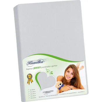 Prostěradlo Prostěradlo BELLATEX Prostěradlo Jersey 160 x 200 cm, světle šedé