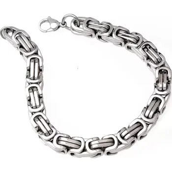 Náramek Náramek ocel královská vazba 8 mm 64013 délka 17 cm