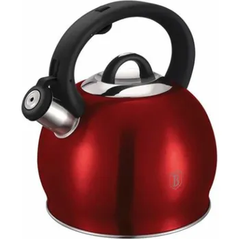 Varná konvice Konvice pískací nerez 3 L Burgundy Metallic Line BH-1074