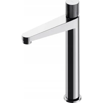 Vodovodní baterie Stojánková umyvadlová baterie Omnires Contour stříbrná