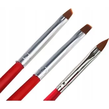 Kosmetický štětec Štětec na gel Silcare se syntetickými štětinami, vícebarevný