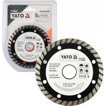 Řezný kotouč Diamantový kotouč na betonu 115 mm YT-6022 YATO