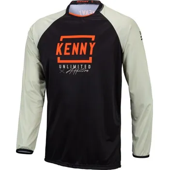 cyklistický dres KENNY cyklo dres DEFIANT 21 black/orange - S
