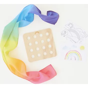 maňásek Sarah´s Silks Tkací rámeček a hedvábný šátek - PSITM 04/24