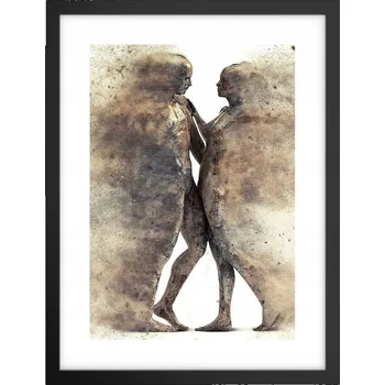 Obraz Obraz plakát v černém rámu do obýváku 30x40 abstrakce plakáty na zeď