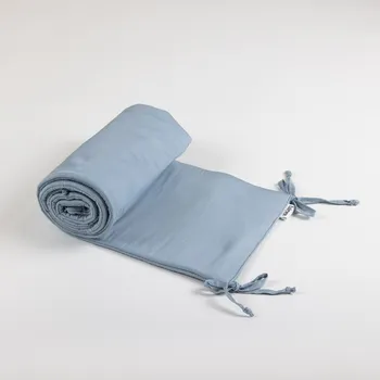 Tulimese Mantinel do postýlky jednobarevné indigo UMÍSTĚNÍ MANTINELU: MANTINEL KOLEM CELÉHO OBVODU POSTÝLKY S ODDĚLENOU BOČNÍ STRANOU, VOLBA ROZMĚRU POSTÝLKY: MANTINEL PRO POSTÝLKU 120 X 60 CM