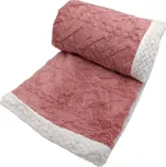 JAHU Beránková deka 150x200cm - Island růžový