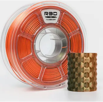 Filament R3D PLA Magic SILK 1,75mm 1kg DUAL Color Bronzová Oranžová, vícebarevná