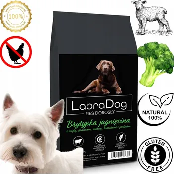 Krmivo pro psa LabraDog Superfood Hypoalergenní Jehněčí pro Citlivé Psy West na Skvrny od Slz 2kg