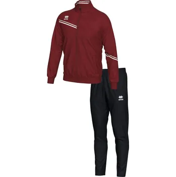 ERREA´ ERREA ERICK Pánská tepláková souprava BARVA: karmínová - šedá - bílá, Velikost: XXS Lehká a prodyšná pánská sportovní souprava z elastického materiálu