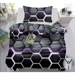 Bavlněné povlečení APIS černé Rozměr povlečení: 70 x 90 cm | 140 x 200 cm