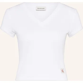 Dámské tričko Calvin Klein Jeans Dámské Tričko, bílá, 34