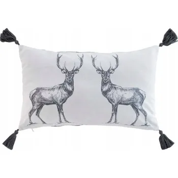 Polštář POLŠTÁŘ DĚTSKÝ POLŠTÁŘEK s bambulkami 30 x 50