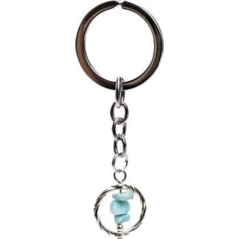 Přívěsek Magieprirody.cz Přívěsek na klíče kámen Larimar #ZB154 klíčenka