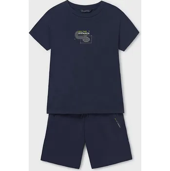 Chlapecký letní set kraťasů a trička tmavě modrá Mayoral 6681 Velikost: 18 let (167 cm)
