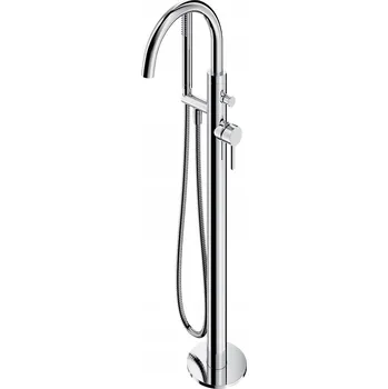 Vodovodní baterie Volně stojící vanová baterie Omnires stříbrná