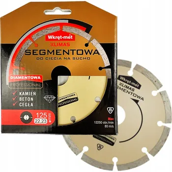 Řezný kotouč Diamantový kotouč segmentový Wkręt-met 125x22,2 mm