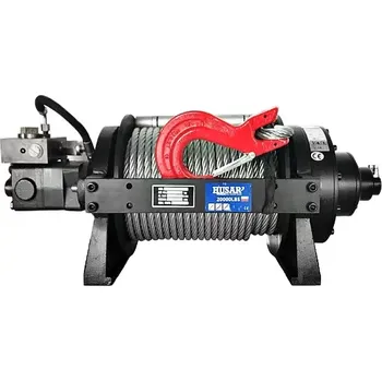 Rybářský naviják Naviják hydraulický BST H 20000 lbs ocelové lano