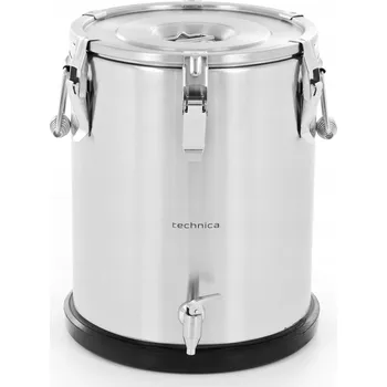 Termoska GASTRONOMICKÁ TERMOSKA PRO PŘEPRAVU JÍDLA OCEL 25 L S KOHOUTKEM TECHNICA